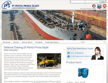 Tablet Screenshot of pentaprimasejati.com